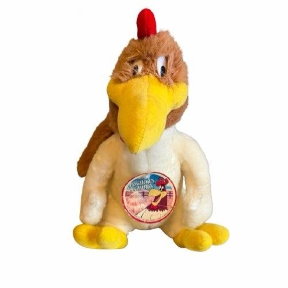 Vintage 1991 Foghorn Leghorn Plush 11" Warner Bros Looney Tunes Mighty Star